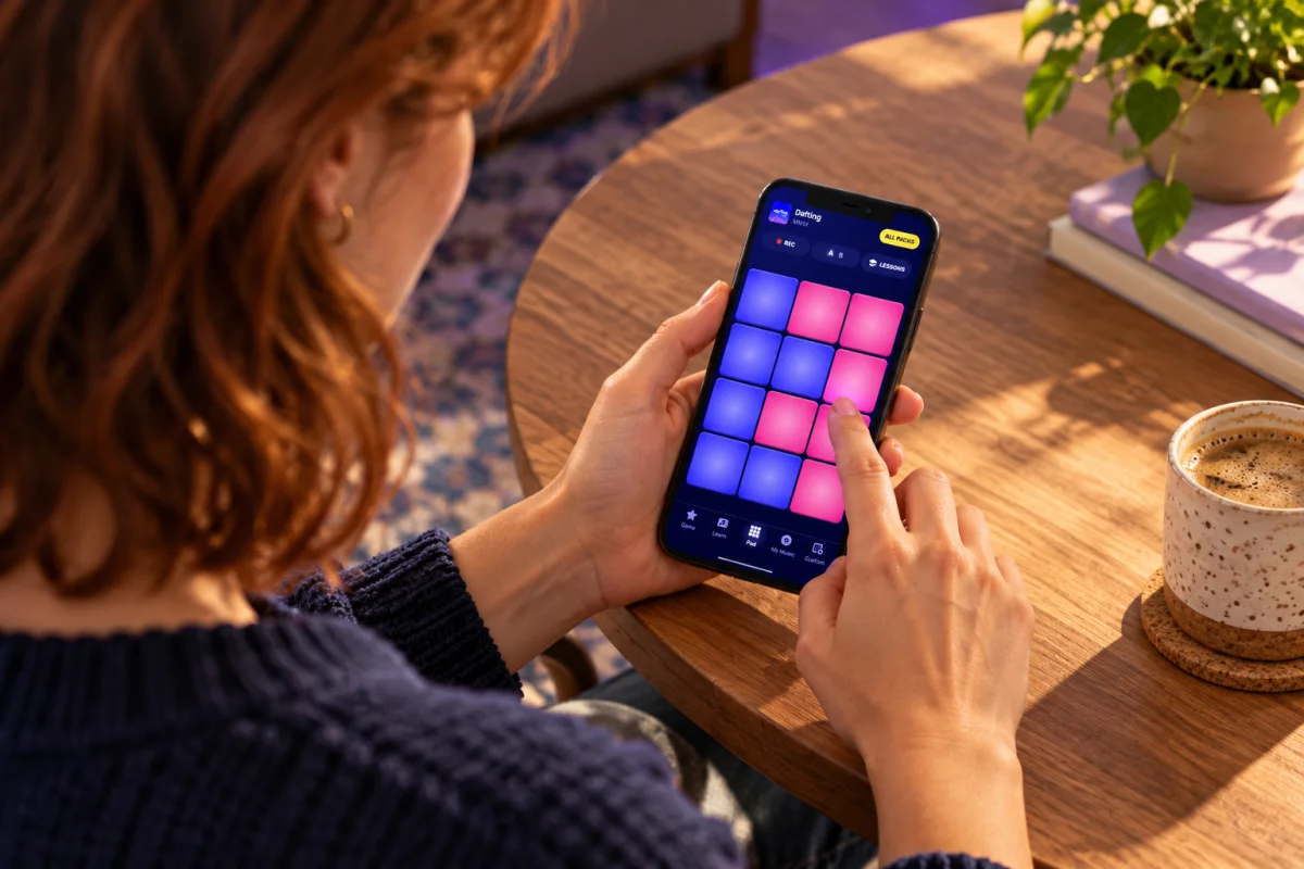 Discovering beats on a phone at home